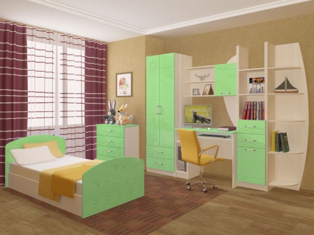 Детский Гарнитур Юниор-2 МДФ/Разные Цвета