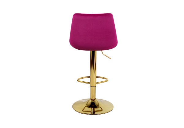 Стул барный Дижон малиновый