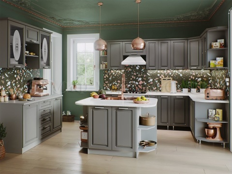 Кухонный Гарнитур Угловой Кармен №2 МДФ 2900  х 1700 мм/Разные Цвета