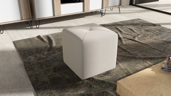 Пуф №6 Велюр Разные Цвета/Ш-400 × Г-400 × В-430 мм