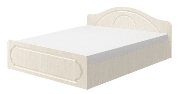 Кровать Каролина-7 МДФ 1,64х0,9х2,03 (сп.м.1,6х2,0)/Разные Цвета 