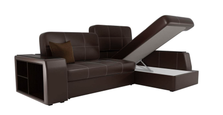 Диван Угловой Брюссель Ш-2600 х Г-1750 х В-950 мм/Спальное место Ш-1500 х Г-2000 мм/Разные Цвета