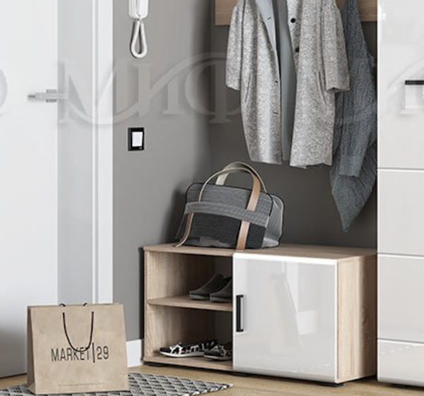 Тумба для Обуви Ницца NEW (Ш-900 мм x В-470 мм x Г-470 мм)/Разные Цвета