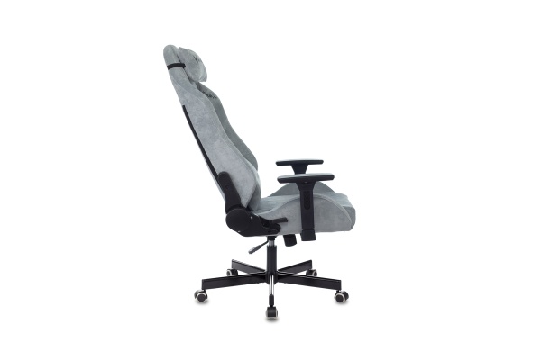 Кресло игровое Бюрократ Knight N1 серо-голубое